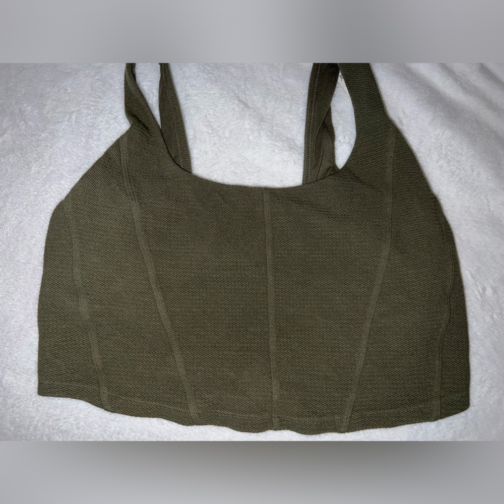 NWT OFFLINE by Aerie Combat Green Sports Bra